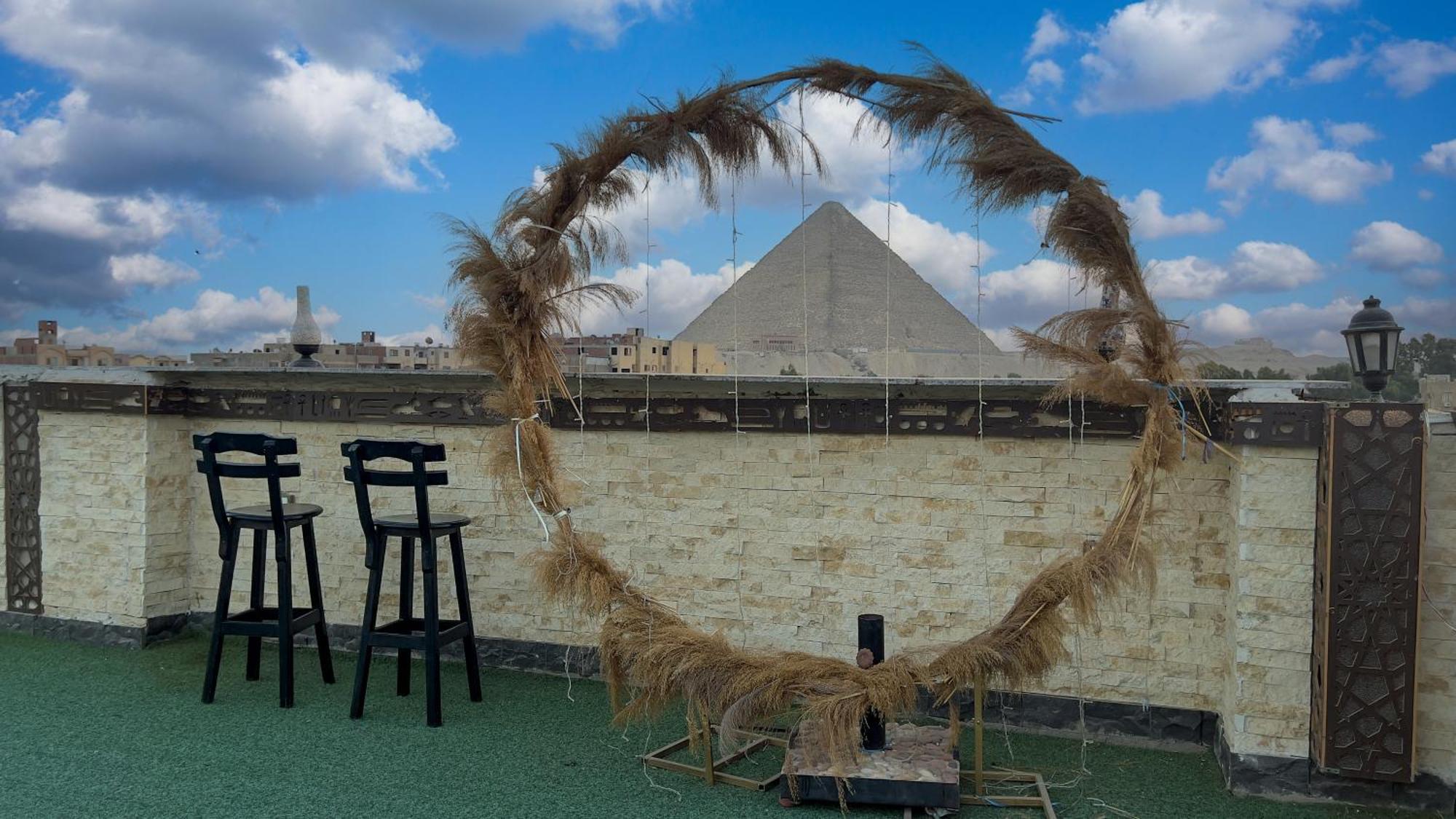 Al Kawm al Akhdar Master Pyramids Hotel מראה חיצוני תמונה